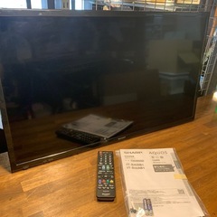 ②SHARP 液晶テレビ 2T-B32AB1 2023年製 台座なし