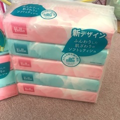 ハローソフトパックティッシュx4の画像