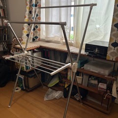 商談中。室内物干し竿