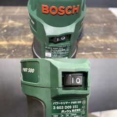 【引き取り限定】【中古品】BOSCH ボッシュ PMR500 3603D09151 パワートリマー 単相100V コレット径:6mm 付属品・箱付の画像