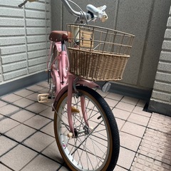 ブリヂストン HACCI 子ども用自転車18インチ補助輪付き (mha