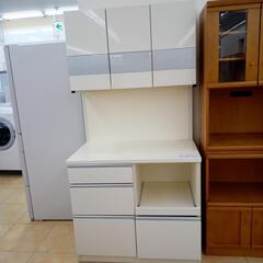 リユースのサカイ太田店★ジモティ割あり★  食器棚 ホワイト H...
