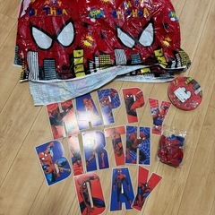 スパイダーマン誕生日デコレーション
