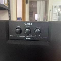 🎵YAMAHA YST-SW80 サブウーファー🎶重低音で迫力UP！ホームシアター・音楽鑑賞に最適◎の画像