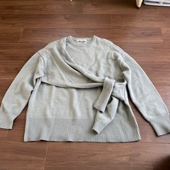 ナノユニバース アシンメトリーニット