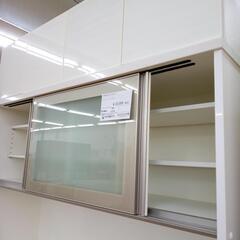 リユースのサカイ太田店★ジモティ割あり★ NITORI レンジボード ホワイト H226×D42×W140 クリーニング済み OJ9781の画像