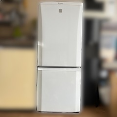 三菱電機2ドア冷蔵庫　三菱ノンフロン冷凍冷蔵庫　2019年製　