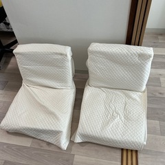座椅子2個セット　カバー付き