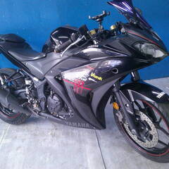 YAMAHA YZF-R3 黒 車検予備検対応車 エンジン始動動...