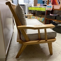 🉐SALE‼️12万円→5.5万円    【定価30万】HIDA　MINO　飛騨産業　3人掛け　ソファ　幅130×高83×奥75㎝　配達・処分可能🚚　朝霞市　リサイクルショップ　ケイラック朝霞田島店　志木市　和光市　GM368の画像