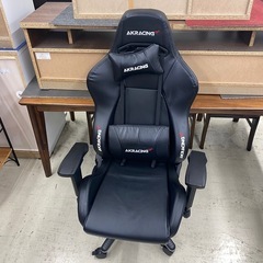 　AKRacing　プレミアム　カーボンブラック　ゲーミングチェ...