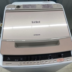 🉐今月末限定SALE‼️日立　2019年製　BW-V80C　洗濯機8kg　朝霞市リサイクルショップ　ケイラック朝霞田島店　朝霞市　志木市　和光市　GM366の画像