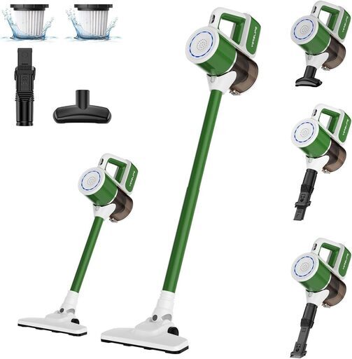 掃除機 コードレス 38000pa『2024新設計&超軽量』 サイクロン Amazon