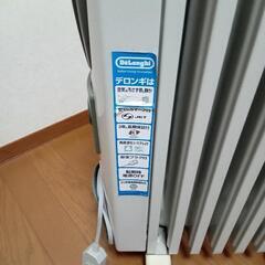 デロンギ オイルヒーター差し上げますの画像