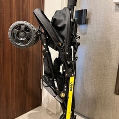 jeep ベビーカー バギー 故障部分あり イエローの画像
