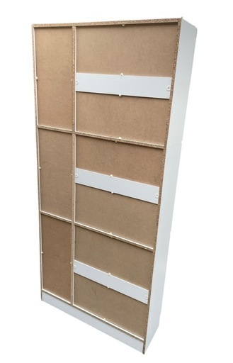 美品 ニトリ 本棚 ラック シェルフ 壁面ラック 扉タイプ