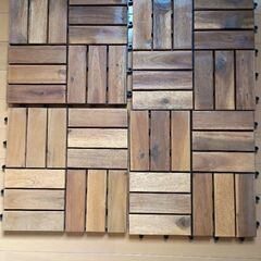 【新品未使用】ウッドデッキパネル10枚セットの画像