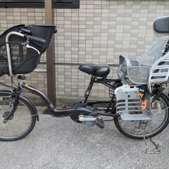 子供乗せ電動自転車　3人乗り対応　純正電池新品　13.2Ah大容量