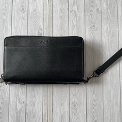 コーチバックダブルファスナー売ります‼️ほぼ新品ですの画像