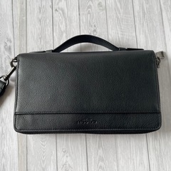 コーチバックダブルファスナー売ります‼️ほぼ新品です