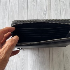 コーチバックダブルファスナー売ります‼️ほぼ新品ですの画像