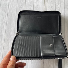 コーチバックダブルファスナー売ります‼️ほぼ新品ですの画像