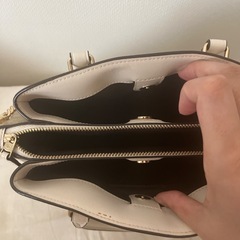 COACH シグネチャー 2way ハンドバッグ ホワイトの画像