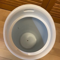 スツール　白　収納の画像