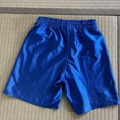 140サイズ　サッカー　ハーフパンツ　青色　小学生の画像