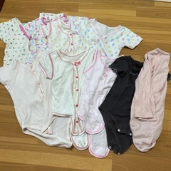 ロンパース肌着　80　9点　女の子