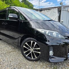 エスティマ☆アエラス☆4WD☆車検令和9年6月☆純正SDナビ☆C...