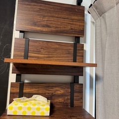 美品⭐️ 突っ張り ラック つっぱり 棚 壁面収納 ウォールラック 【DIY・穴あけ・工事が不要】幅40 の画像