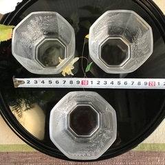 P19　ガラスの器 3個の画像