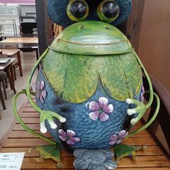 リユースのサカイ栃木店★ジモティ割あり★  ゴミ箱　カエル ホワ...