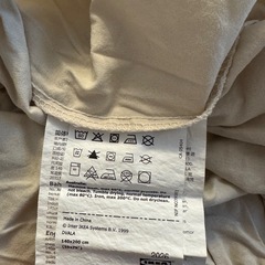 IKEA  ダブル　マットレスシーツの画像