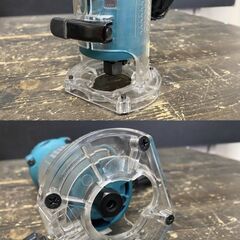 【引き取り限定】【中古品】マキタ makita 3707F トリマ 単相100V ビット・ガイド・付属品・説明書・箱付きの画像