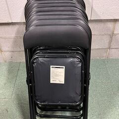 コーナン パイプチェア 14脚セット パイプ椅子 折りたたみチェ...