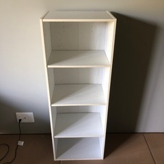 カラーボックス4段　美品