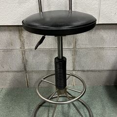 バーチェア ハイチェア 回転 昇降 店舗 飲食店 幅41cm×奥...