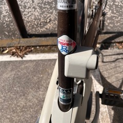電動自転車　充電器付き　前輪パンクありの画像