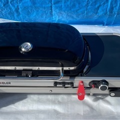お家でいつでもBBQ 子供も大人も大喜び　ビーチパーティー　各種打ち上げ　イベント　大活躍 美品 Weber traveler ウェーバー　トラベラー　　の画像