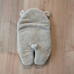 くまさんのモコモコおくるみの画像
