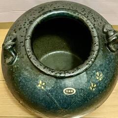 花瓶　信楽焼　陶器　花器の画像