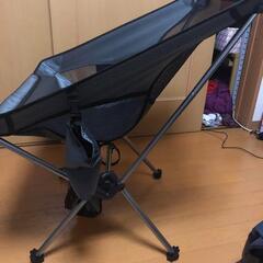 【美品】PYKES PEAK パイクスピーク　キャンプチェア アウトドア　グレーの画像