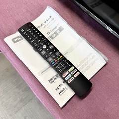 【超美品‼️】TCL 2022年製 50V型4Kチューナー内蔵スマートテレビ Google TV Netflix･youtube他内蔵の画像