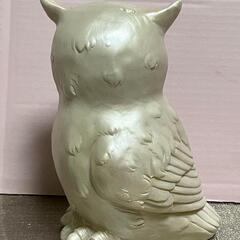 シェル色 フクロウ　置物の画像