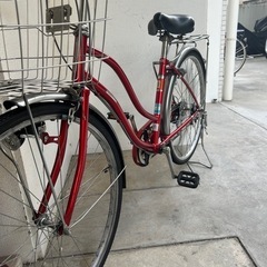 【受け渡し者決まりました】【最速で引取って頂ける方優先】26インチ　変速機付き自転車の画像