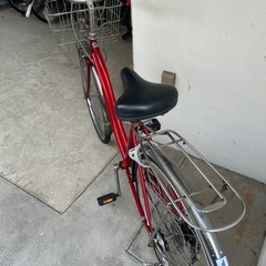 【受け渡し者決まりました】【最速で引取って頂ける方優先】26インチ　変速機付き自転車の画像