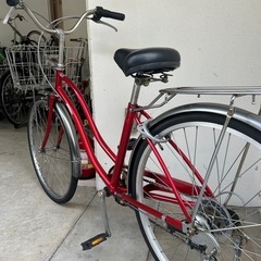 【受け渡し者決まりました】【最速で引取って頂ける方優先】26インチ　変速機付き自転車の画像