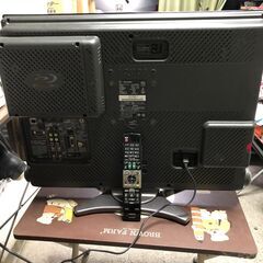 ブルーレイドライブ(難アリ)録画機能内蔵　26インチ　3波対応（地デジ・BS・CS）SHARP　AQUOS　LC-26DX2　リモコン付の画像